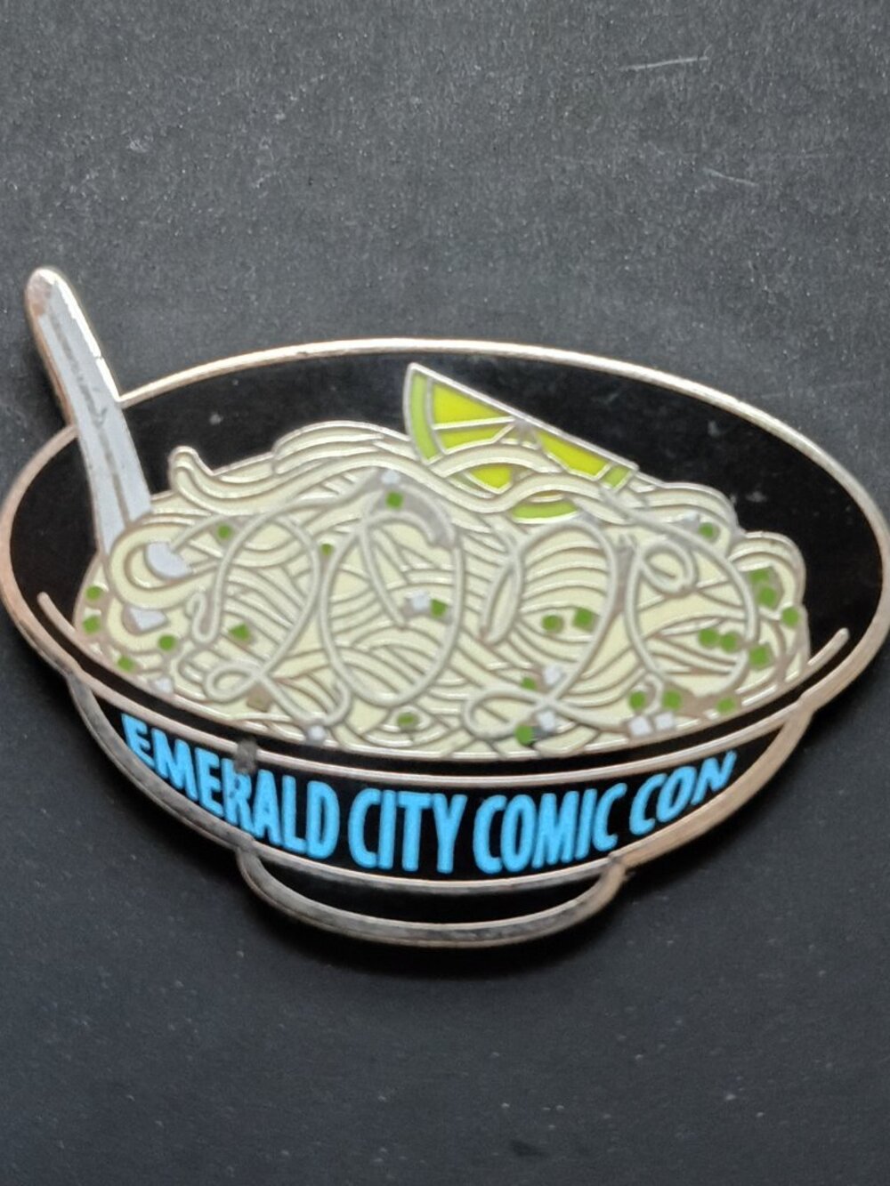 Emerald City Comic Con Enamel Pin - Pho Noodle Bowl